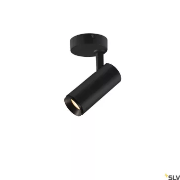   NUMINOS SPOT PHASE S fekete 6.5cm 2700K 60° 10,42W dimmelhető mennyezeti LED spot lámpa