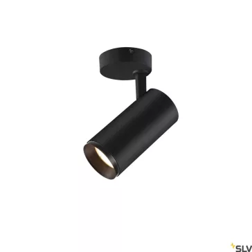   NUMINOS SPOT PHASE M fekete 8.5cm 3000K 60° 20,1W dimmelhető mennyezeti LED spot lámpa