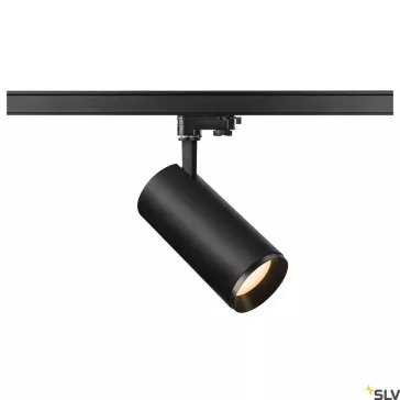   NUMINOS TRACK 3 PHASE L fekete 10cm 2700K 36° 28W dimmelhető LED spot lámpa 3 fázisú sínhez