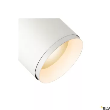   NUMINOS TRACK 3 PHASE L fehér-fekete 10cm 3000K 36° 28W dimmelhető LED spot lámpa 3 fázisú sínhez