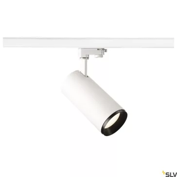   NUMINOS TRACK 3 PHASE L fehér-fekete 10cm 4000K 36° 28W dimmelhető LED spot lámpa 3 fázisú sínhez