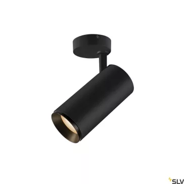   NUMINOS SPOT PHASE L fekete 10cm 2700K 36° 28W dimmelhető mennyezeti LED spot lámpa