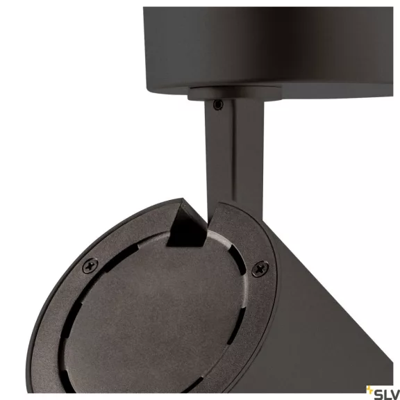 NUMINOS SPOT PHASE L fekete 10cm 2700K 36° 28W dimmelhető mennyezeti LED spot lámpa
