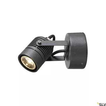   LED SPOT SP antracit IP55 kültéri fali és mennyezeti LED spot lámpa