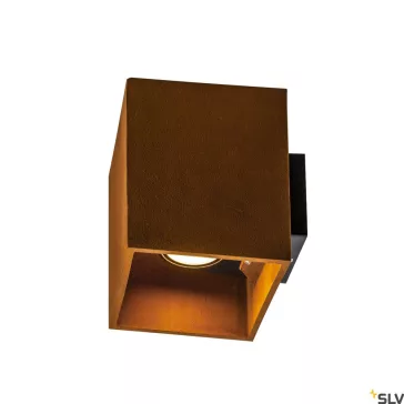   RUSTY UP-DOWN WL LED corten acél IP65 14W 3000/4000K négyszögletes kültéri fali lámpa