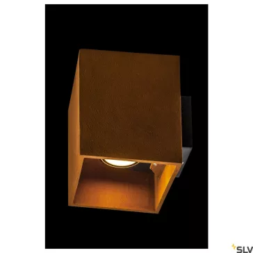   RUSTY UP-DOWN WL LED corten acél IP65 14W 3000/4000K négyszögletes kültéri fali lámpa