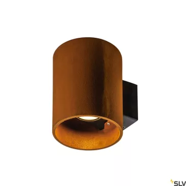   RUSTY UP-DOWN WL LED corten acél IP65 14W 3000/4000K hengeres kültéri fali lámpa