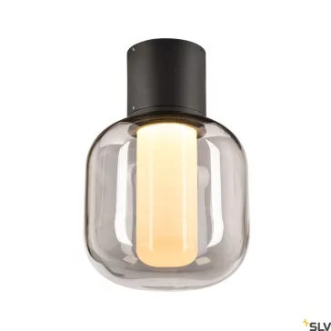   OVALISK CL antracit IP65 7,5W 3000-4000K kültéri mennyezeti LED lámpa