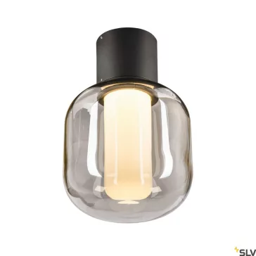   OVALISK CL antracit IP65 7,5W 3000-4000K kültéri mennyezeti LED lámpa