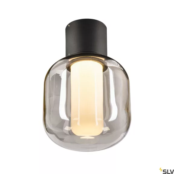 OVALISK CL antracit IP65 7,5W 3000-4000K kültéri mennyezeti LED lámpa