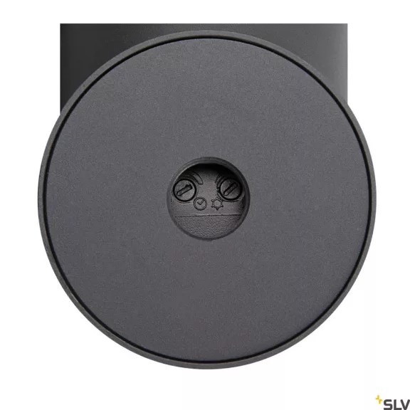 OVALISK WL SENSOR antracit IP65 9,6W 3000-4000K kültéri mozgásérzékelős fali LED lámpa