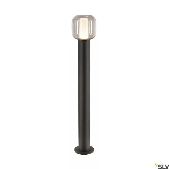 OVALISK 100 FL antracit IP65 9W 3000-4000K kültéri LED allólámpa
