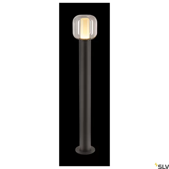 OVALISK 100 FL antracit IP65 9W 3000-4000K kültéri LED allólámpa