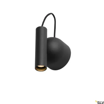   KARPO MAGN WL LED fekete 6.2w 3000K 38° dimmelhető fali olvasó lámpa mágneses rögzítéssel