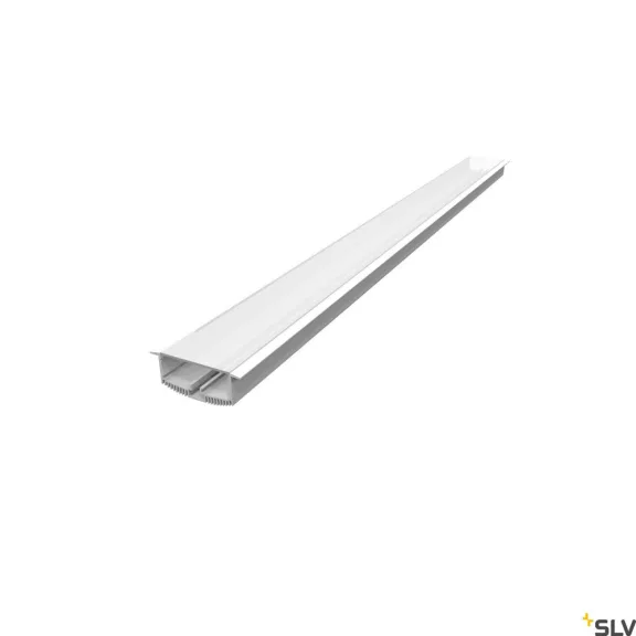 GRAZIA 60 fehér 3m hosszú 8,6cmx3,3cm-es süllyesztett LED profil