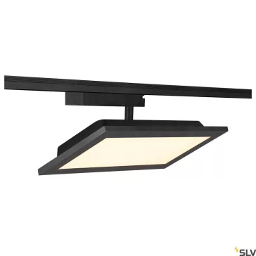   PANEL ONE-TRACK SQUARE fekete 18W 3000K szögletes sínes LED lámpa 1 fázisú sínhez