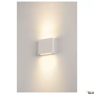 BIG QUAD LED fehér IP54 8,2W 3000K kültéri fali lámpa