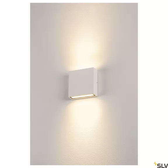 BIG QUAD LED fehér IP54 8,2W 3000K kültéri fali lámpa
