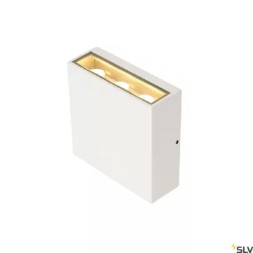 BIG QUAD LED fehér IP54 8,2W 3000K kültéri fali lámpa
