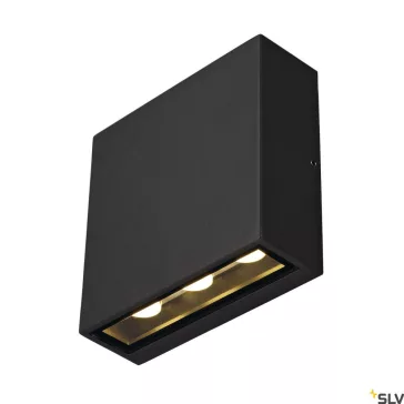 BIG QUAD LED antracit IP54 8,2W 3000K kültéri fali lámpa