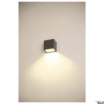   SITRA S WL SINGLE LED antracit IP44 6.2W 3000/4000K kültéri fali lámpa