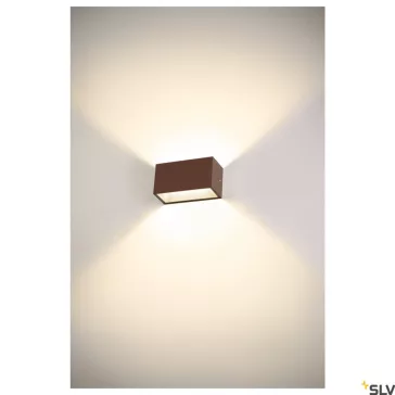   SITRA M WL UP-DOWN LED rozsda IP44 14W 3000/4000K kültéri fali lámpa