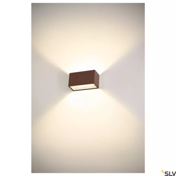 SITRA M WL UP-DOWN LED rozsda IP44 14W 3000/4000K kültéri fali lámpa