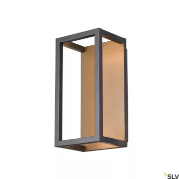   LEDQUADRULO WL antracit-fehér IP55 8W 3000K kültéri fali lámpa