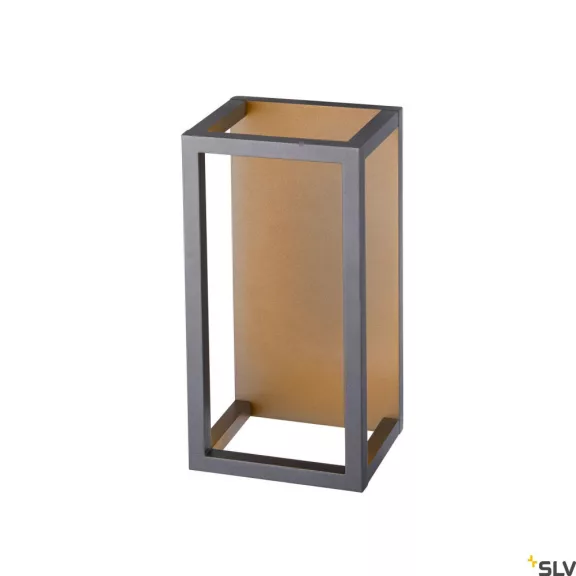LEDQUADRULO WL antracit-fehér IP55 8W 3000K kültéri fali lámpa