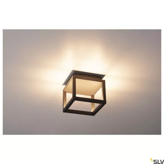QUADRULO CL antracit-fehér IP55 7,5W 3000K kültéri mennyezeti LED lámpa