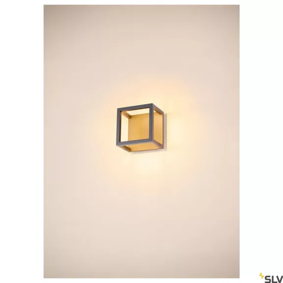 QUADRULO CL antracit-fehér IP55 7,5W 3000K kültéri mennyezeti LED lámpa
