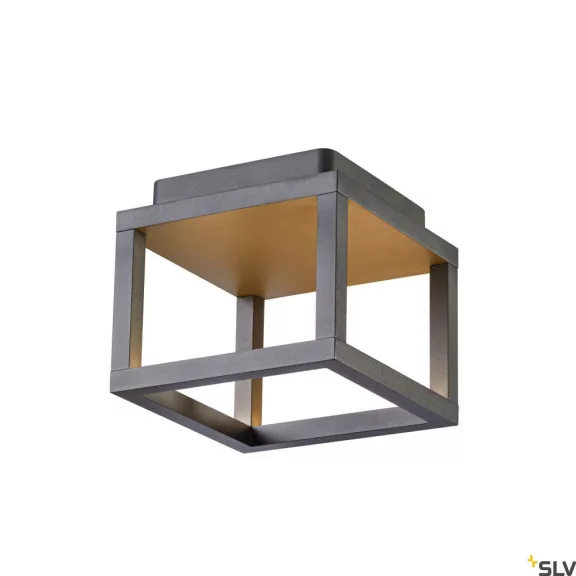 QUADRULO CL antracit-fehér IP55 7,5W 3000K kültéri mennyezeti LED lámpa