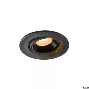   NUMINOS MOVE S fekete 10cm 8.6W 2700K 40° állítható süllyesztett LED spot lámpa