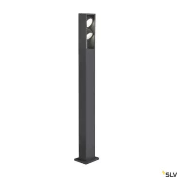   ESKINA FRAME 125 POLE DOUBLE antracit 15W 3000/4000K 95° kültéri LED allólámpa