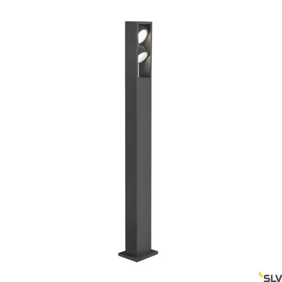 ESKINA FRAME 125 POLE DOUBLE antracit 15W 3000/4000K 95° kültéri LED allólámpa