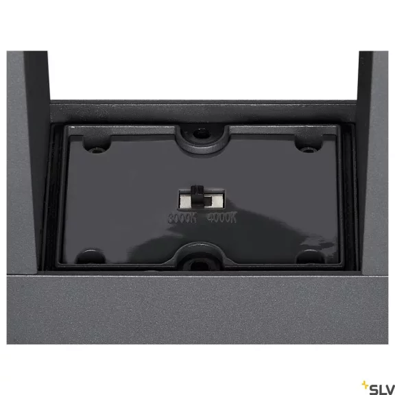 ESKINA FRAME 125 POLE DOUBLE antracit 15W 3000/4000K 95° kültéri LED allólámpa