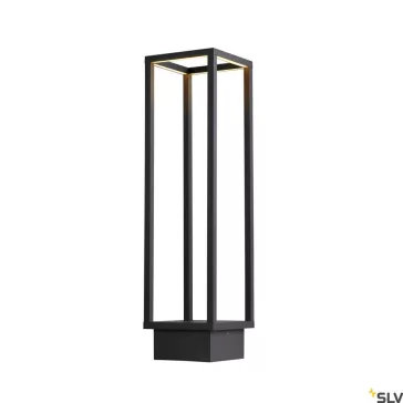 QUADRULO antracit IP55 7w 3000K kültéri LED allólámpa