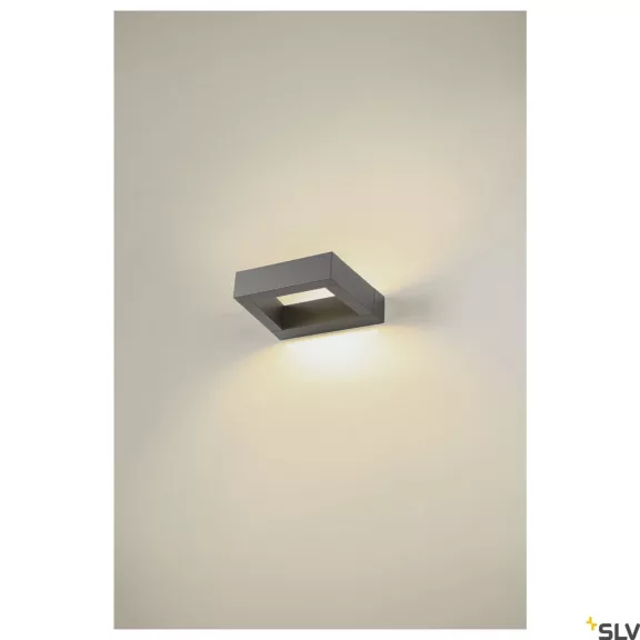 BOOKAT antracit IP65 15W 3000/4000K kültéri fali LED lámpa