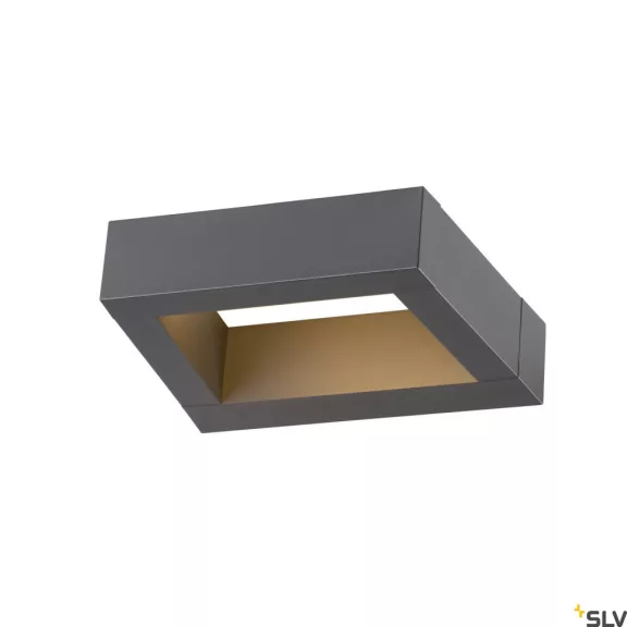 BOOKAT antracit IP65 15W 3000/4000K kültéri fali LED lámpa