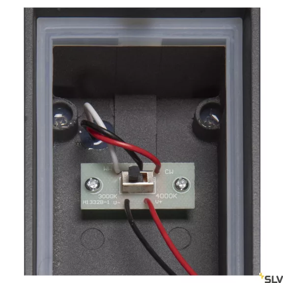 BOOKAT antracit IP65 15W 3000/4000K kültéri fali LED lámpa