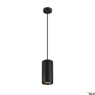   NUMINOS XL PHASE fekete 12cm 2700K 24° 36W kiváló színvisszaadású függesztett LED spot lámpa