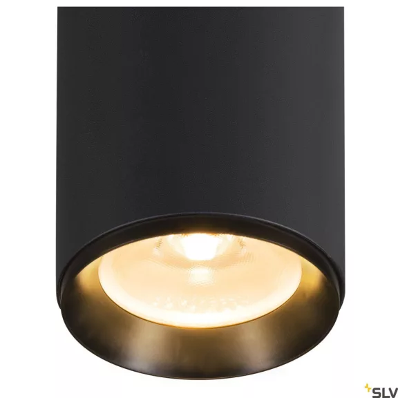 NUMINOS XL PHASE fekete 12cm 2700K 24° 36W kiváló színvisszaadású függesztett LED spot lámpa