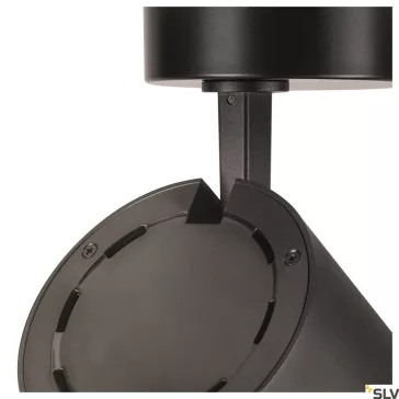   NUMINOS SPOT DALI XL fekete 12cm 3000K 60° 36W dimmelhető mennyezeti LED spot lámpa