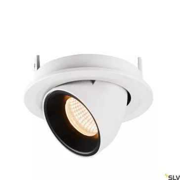   NUMINOS GIMBLE S fehér-fekete 10cm 8.6W 2700K 40° billenthető süllyesztett LED spot lámpa