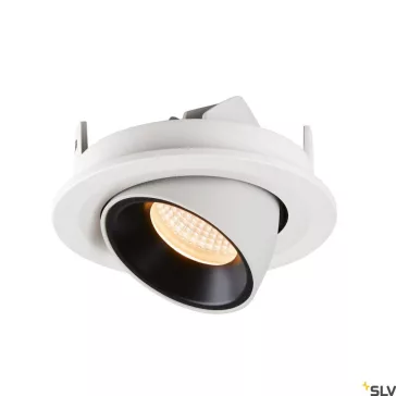   NUMINOS GIMBLE S fehér-fekete 10cm 8.6W 2700K 55° billenthető süllyesztett LED spot lámpa