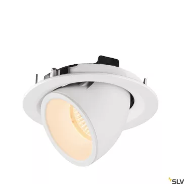   NUMINOS GIMBLE M fehér 13.5cm 17.5W 2700K 55° billenthető süllyesztett LED spot lámpa