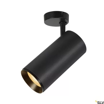   NUMINOS SPOT XL PHASE fekete 12cm 2700K 60° 36W dimmelhető mennyezeti LED spot lámpa