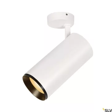   NUMINOS SPOT XL PHASE fehér-fekete 12cm 2700K 24° 36W dimmelhető mennyezeti LED spot lámpa