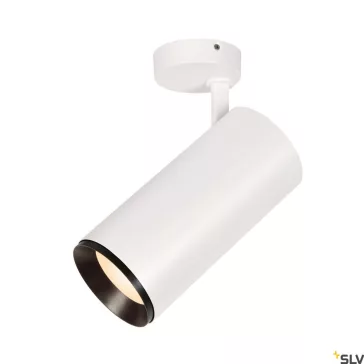   NUMINOS SPOT XL PHASE fehér-fekete 12cm 3000K 60° 36W dimmelhető mennyezeti LED spot lámpa