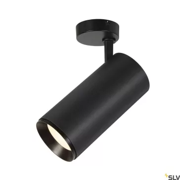   NUMINOS SPOT XL PHASE fekete 12cm 4000K 24° 36W dimmelhető mennyezeti LED spot lámpa